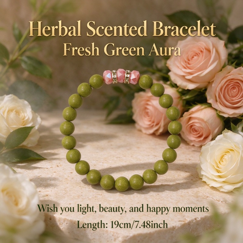 Traditional Tea Fragrance Style Bead Bracelet, Handmade
